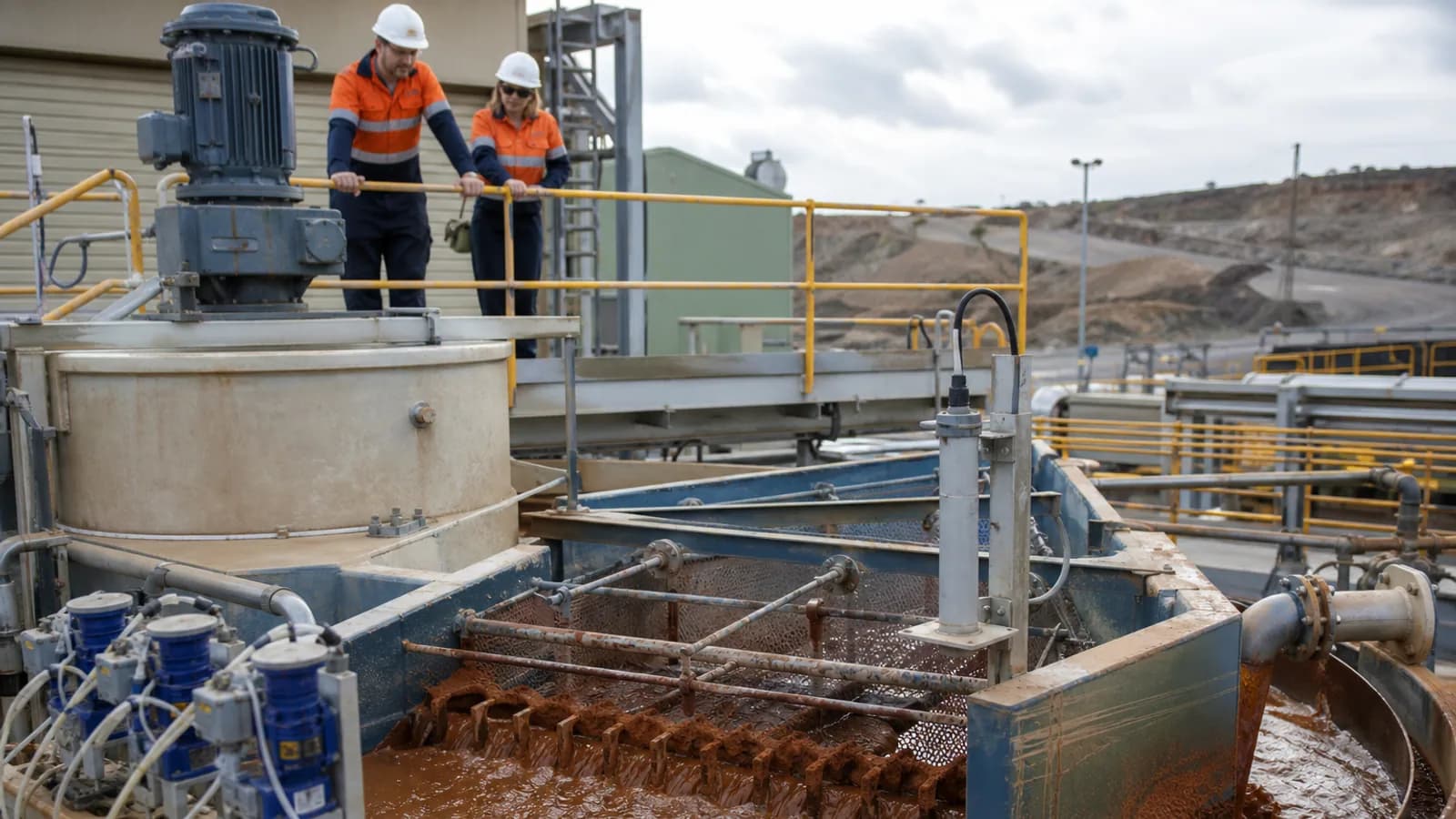 Mine water neutralization reactor and clarifier for dissolved metals
