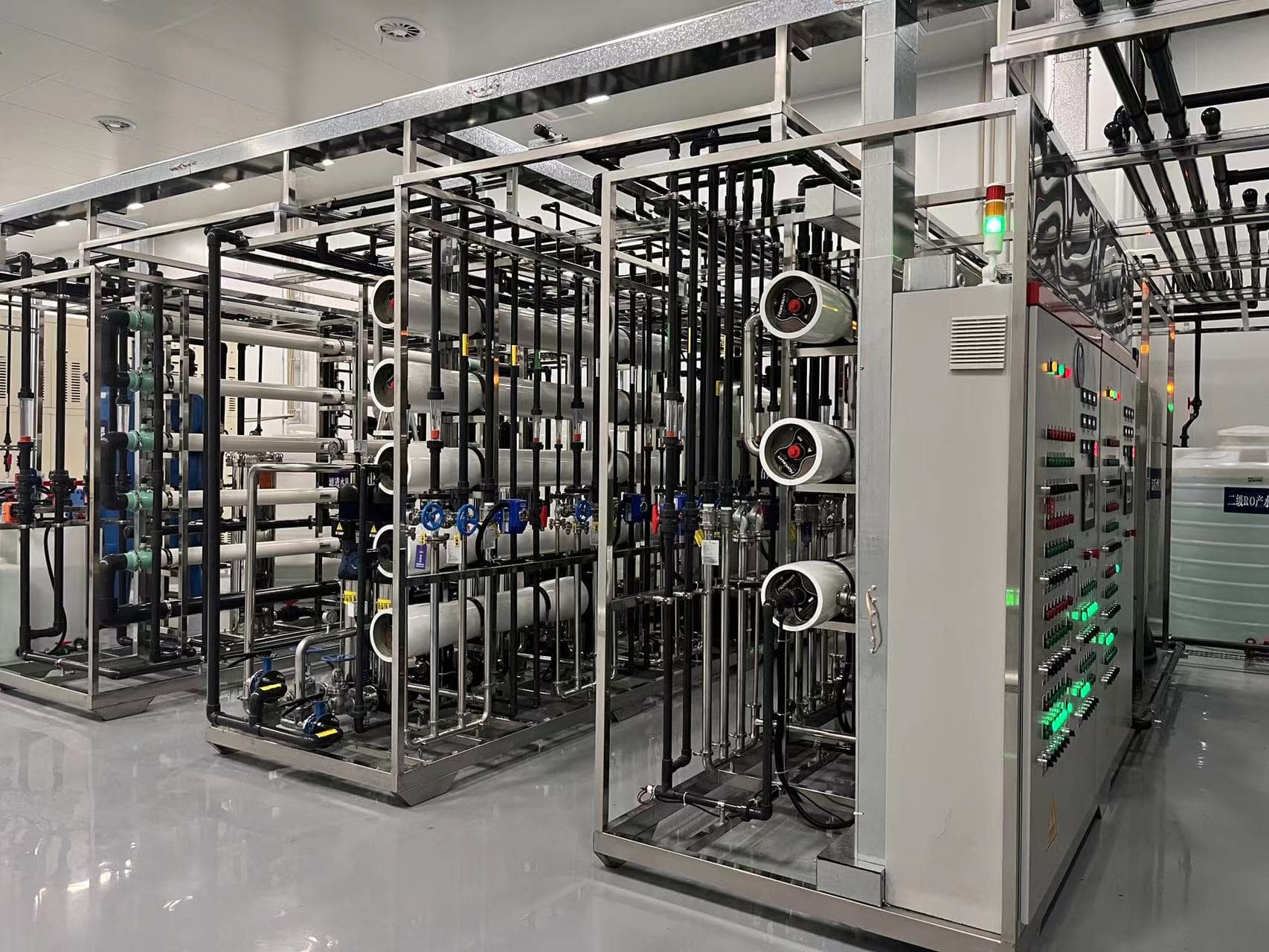Electronics manufacturing water treatment equipment reference
